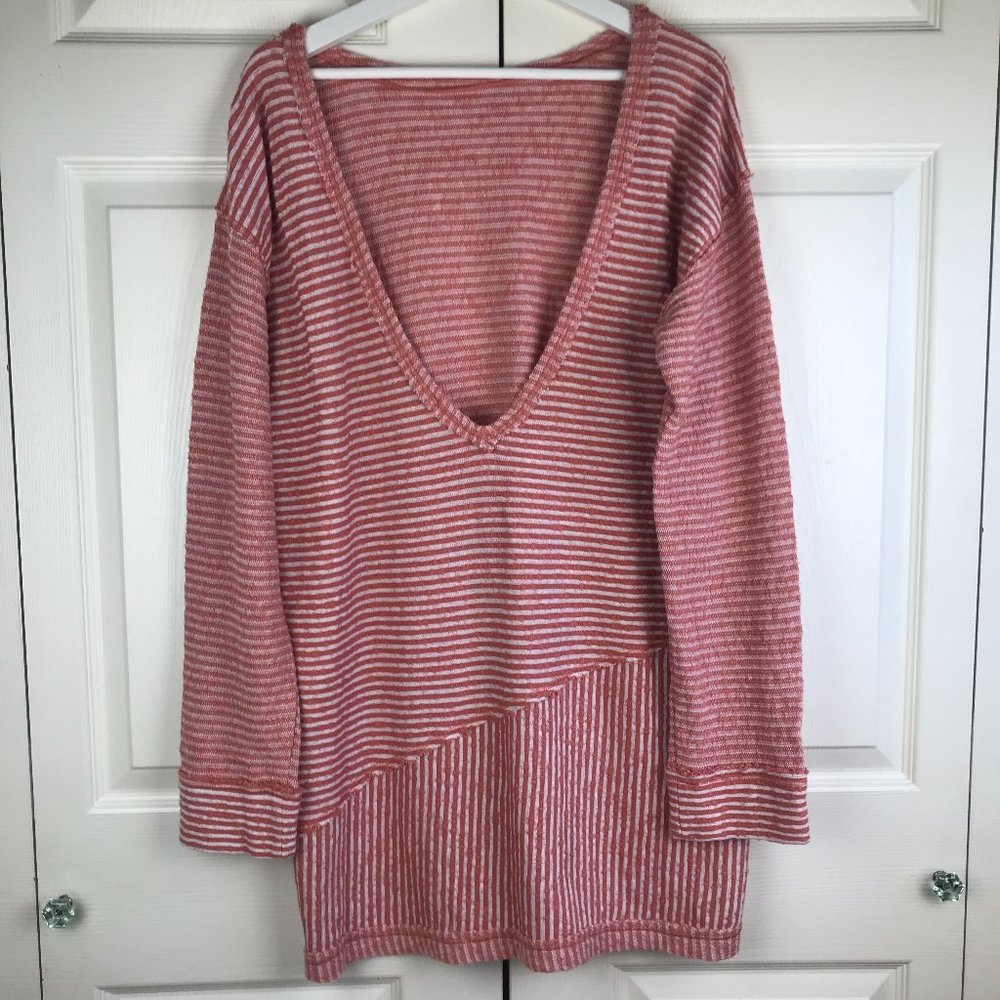 Free People Shred The Thread Tunic  Mini  Dress - Picture 3 of 15